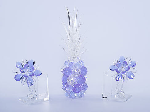 Crystal statues