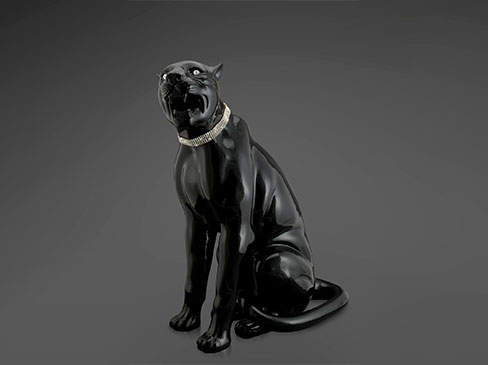 Jaguar statue